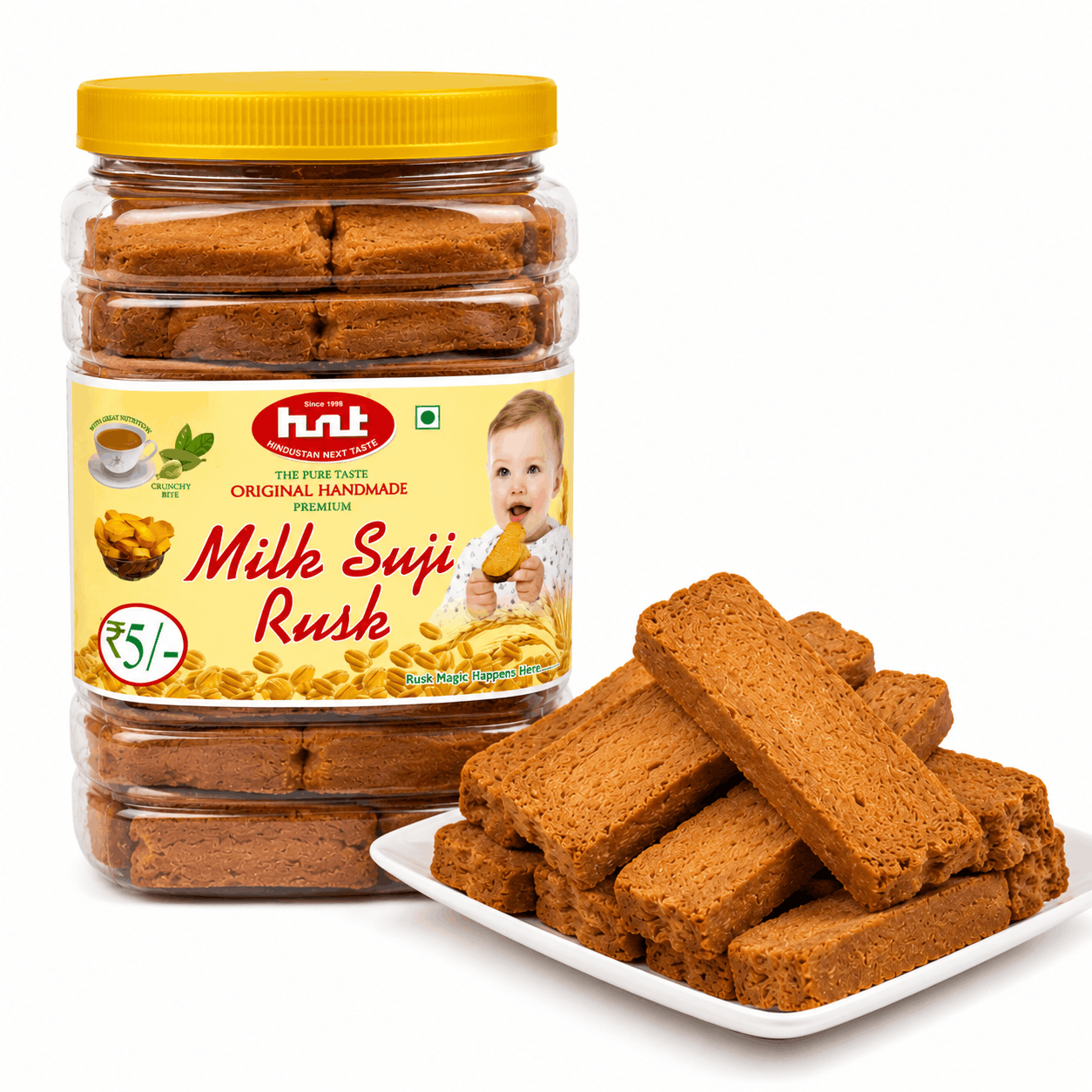 HNT Premium Milk Suji Rusk