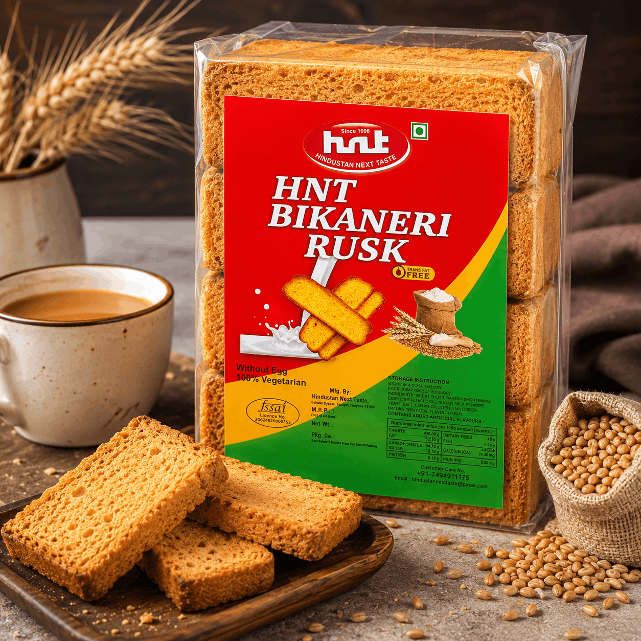 HNT Premium Bikaneri Rusk