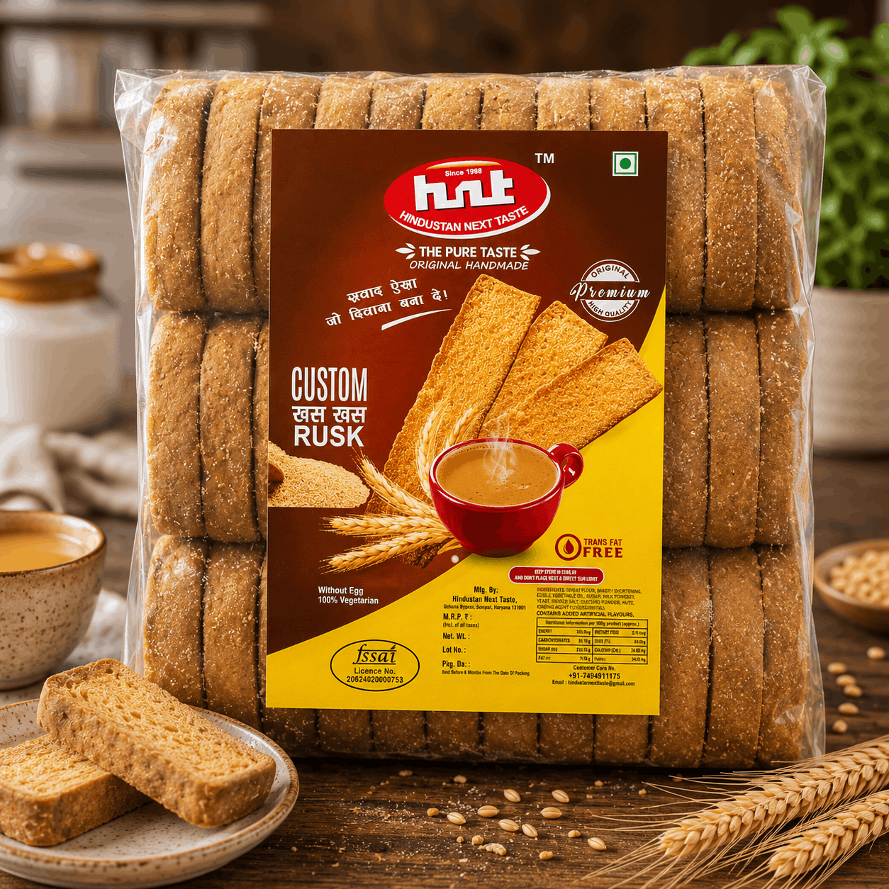 HNT Premium Khus Khus Rusk
