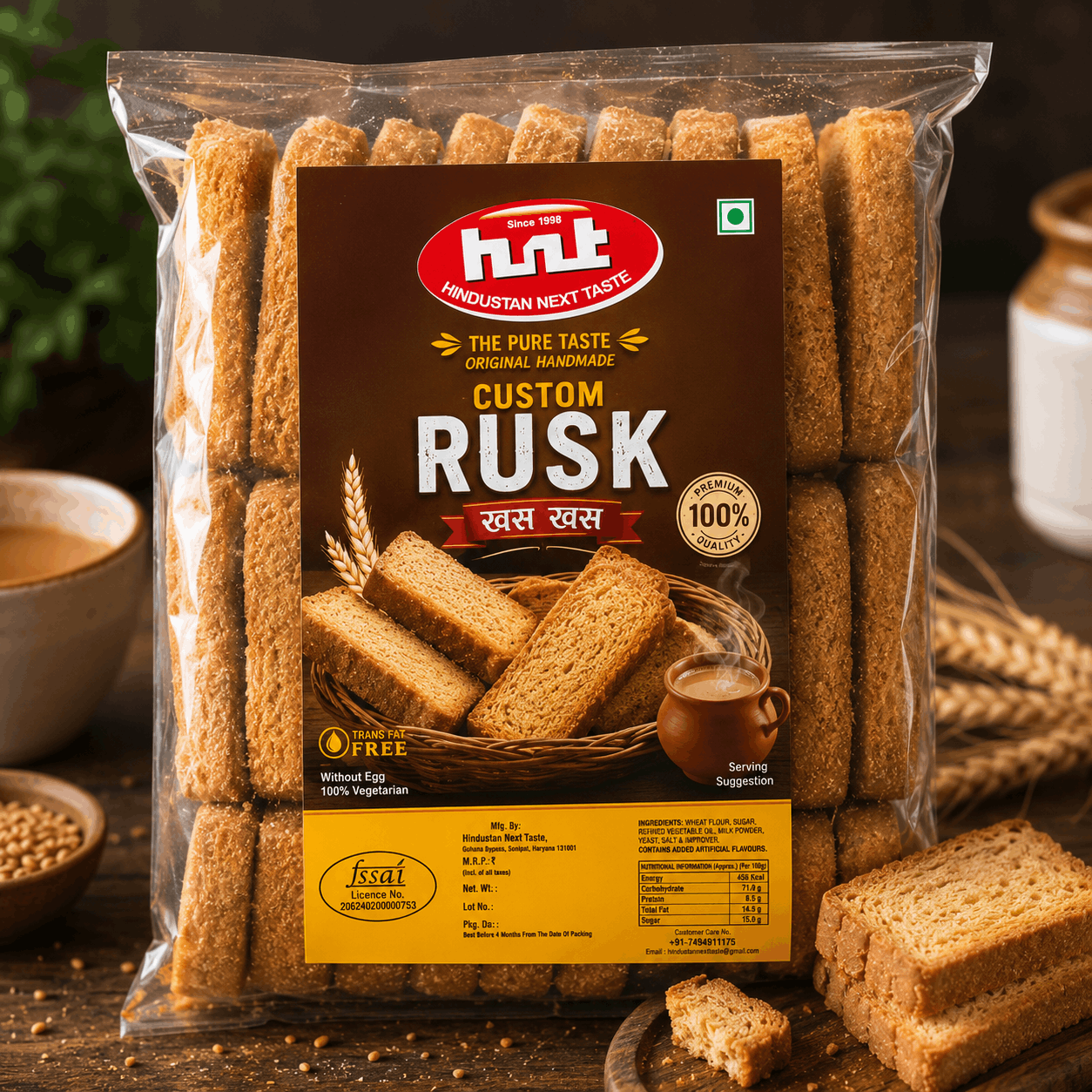 HNT Premium Khus Khus Rusk