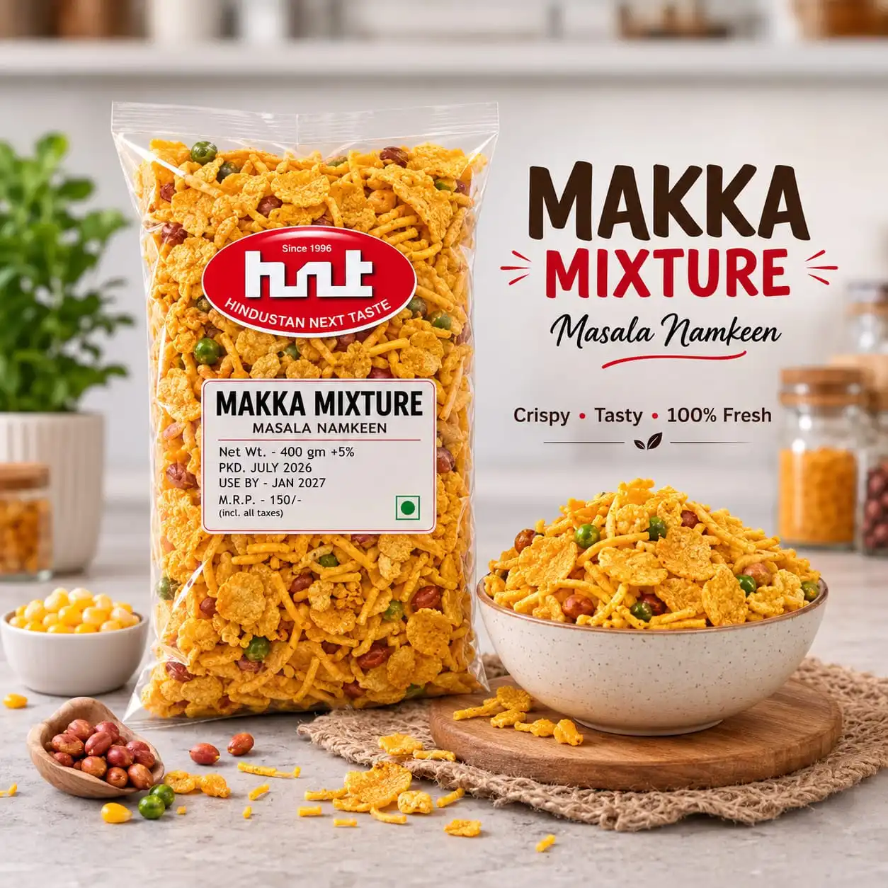 HNT Makka Mixture Namkeen