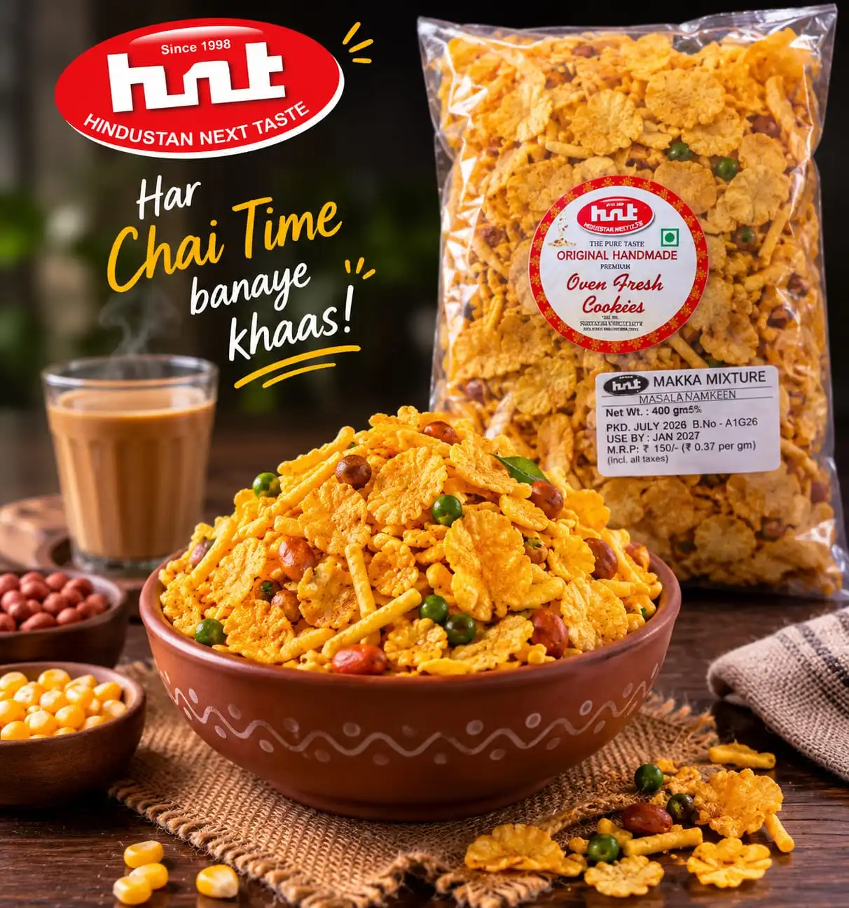 HNT Makka Mixture Namkeen