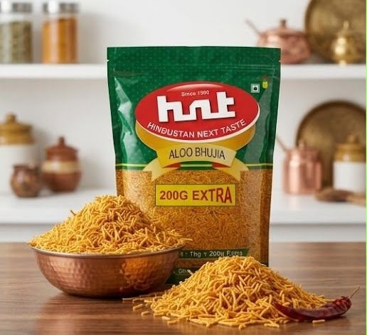 HNT Aloo Bhujia – Crispy & Spicy Traditional Namkeen