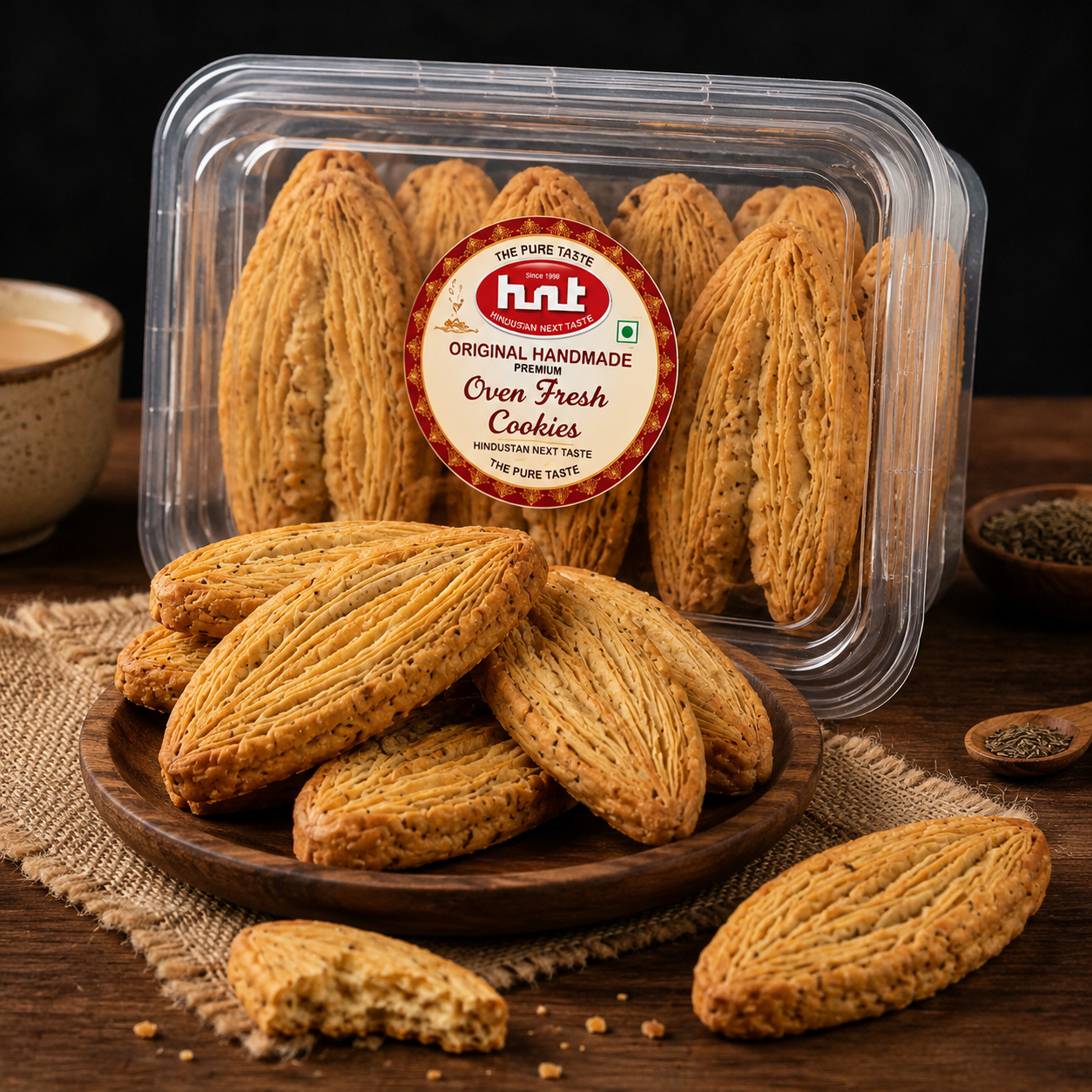 Premium Handmade Tea Time Fan Rusk