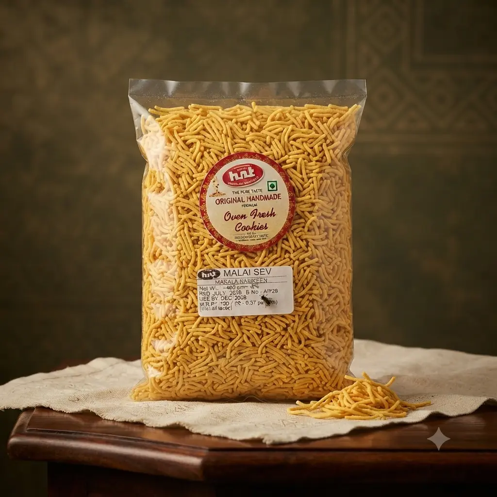 HNT Premium Malai Sev Namkeen
