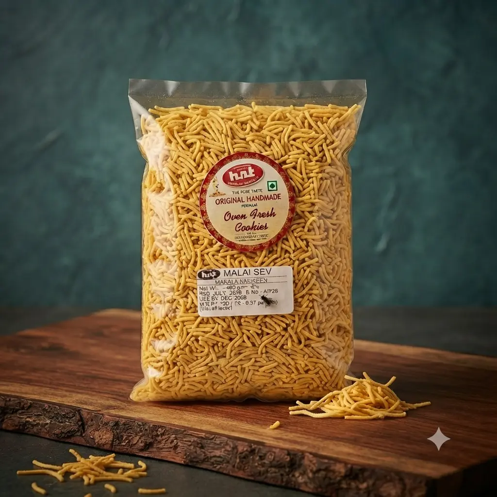 HNT Premium Malai Sev Namkeen