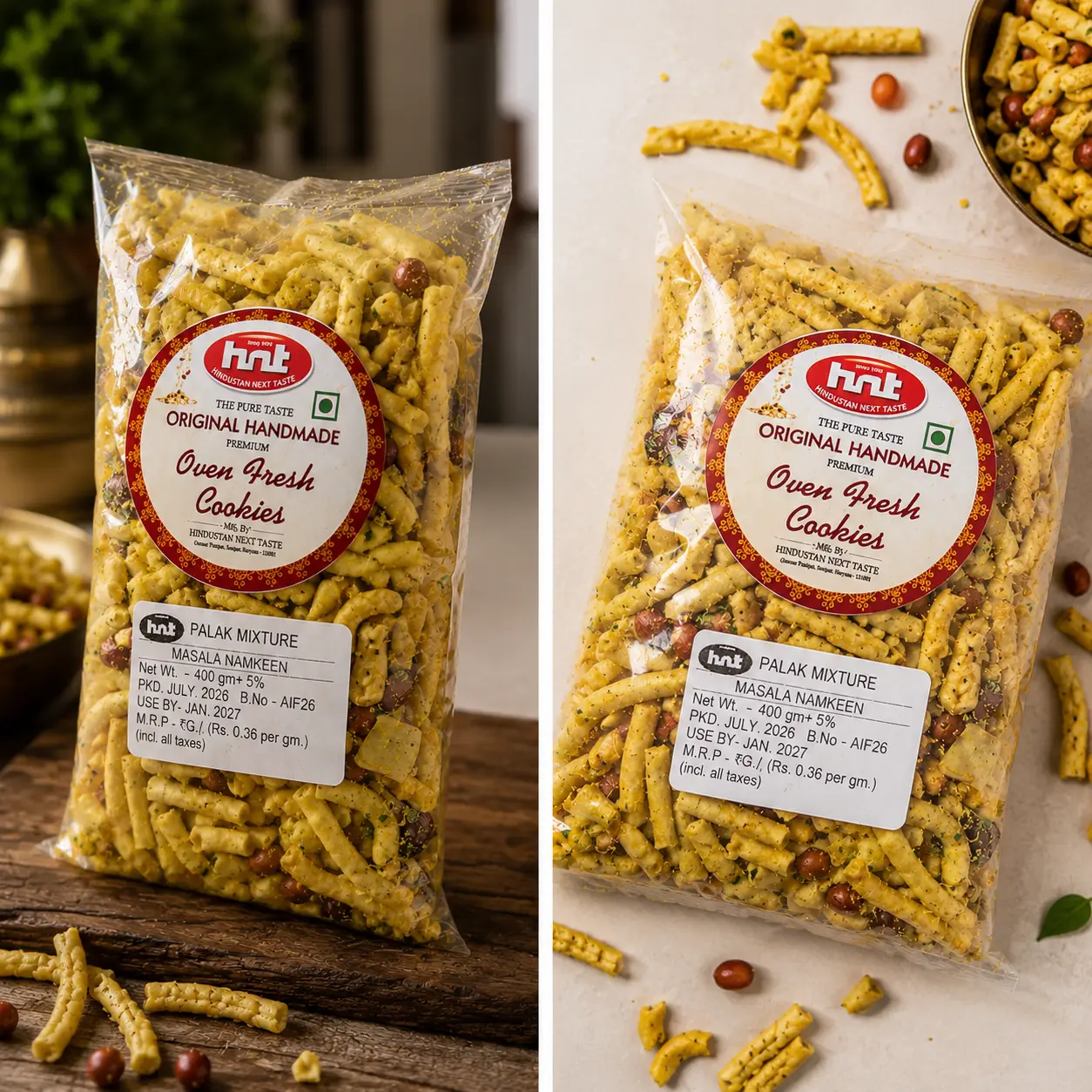 HNT Palak Mixture Masala Namkeen
