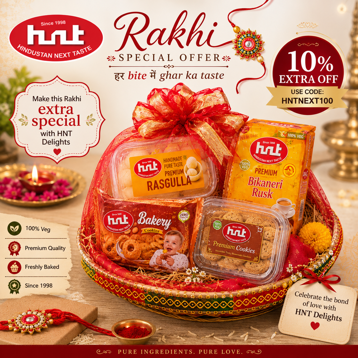 HNT Rakhi Special Gift Hamper